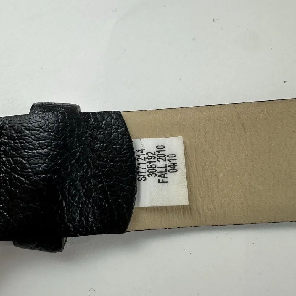 Banana Republic  Italian Leather Men's Belt 40 Black Cowhide Classic Office